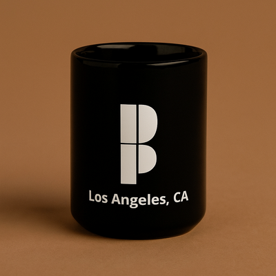 DNP Logo Mug, ceramic with glossy finish — Dollaz n Pounds