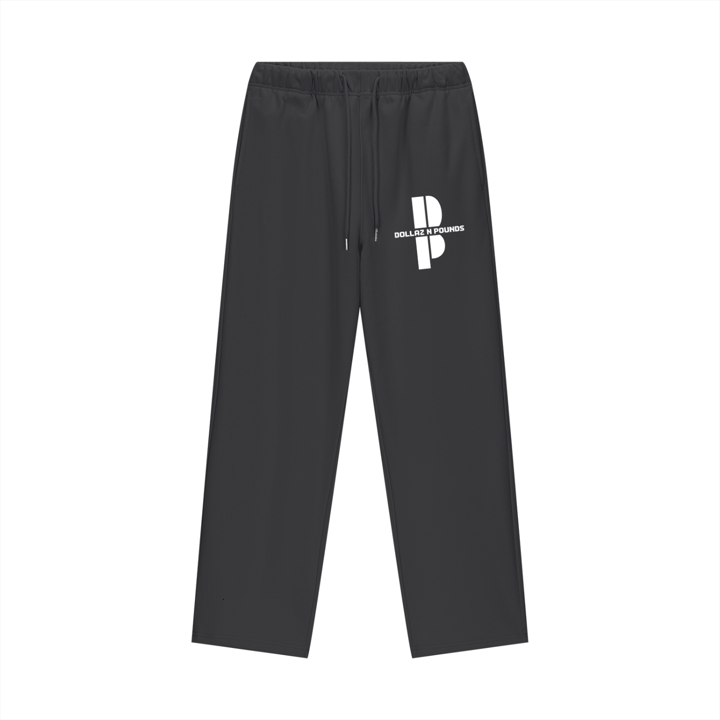 DNP Casual Cotton Sweatpants in Black Beauty colorway with embroidered vintage logo