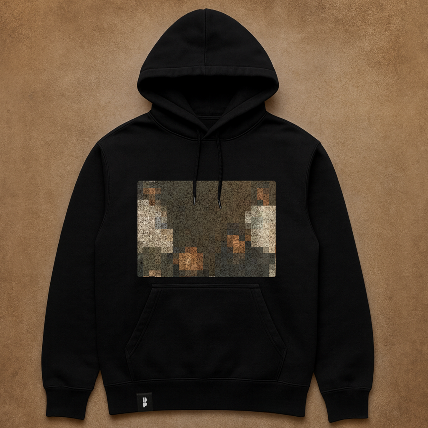 Friday Night Cypher heavyweight hoodie in black with kangaroo pocket — Dollaz n Pounds, final stock